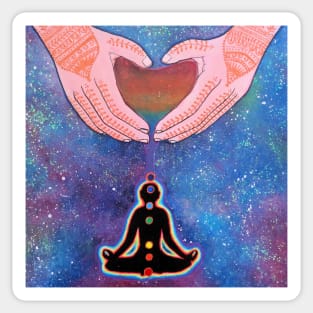 Reiki Universal Chakra Healing Sticker